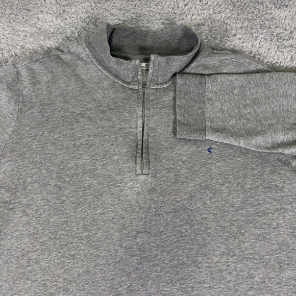 Criquet Other - Criquet Mens XXL Quarter Zip Sweatshirt Heather Gray Pullover Mock Neck Logo